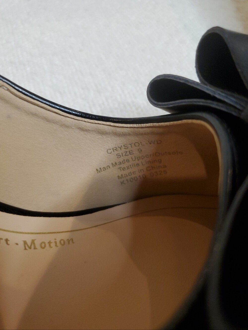 New Journee Crystol Classic Black Bow Pointed-Toe Pumps - Women Size 9WD - Picture 4 of 7